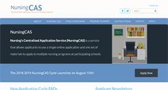 Desktop Screenshot of nursingcas.org